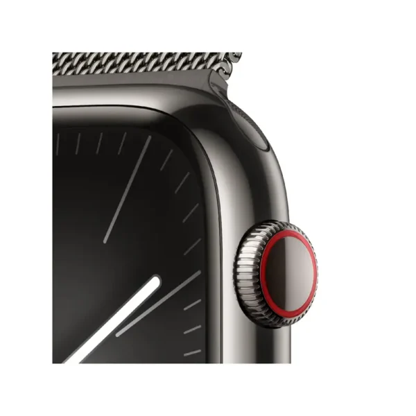 apple-watch-series-9-gps-cellular-45mm-aco-inoxidavel-c-bracelete-milanesa-grafite-sumtek