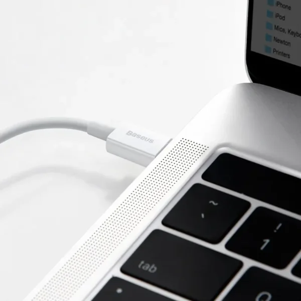 cabo-dados-baseus-usb-c-para-lightning-025m-branco-sumtek