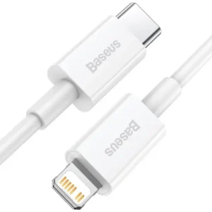 cabo-dados-baseus-usb-c-para-lightning-025m-branco-sumtek