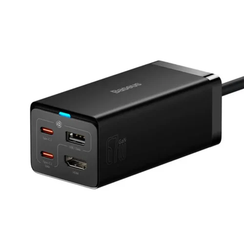 carregador-baseus-gan5-pro-fast-charger-2xusb-c-usb-hdmi-67w-preto-sumtek