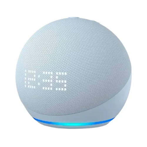 coluna-inteligente-amazon-echo-dot-5-geracao-com-relogio-azul-sumtek