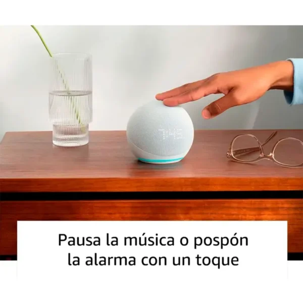 coluna-inteligente-amazon-echo-dot-5-geracao-com-relogio-branco-sumtek