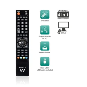 comando-tv-universal-ewent-ew1570-4-em-1-programavel-preto-sumtek