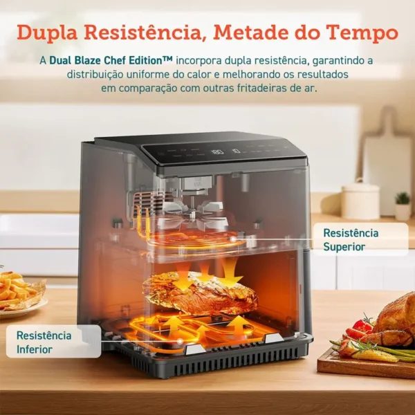 fritadeira-air-fryer-cosori-dual-blaze-chef-edition-64l-preta-kosp0011eun-sumtek