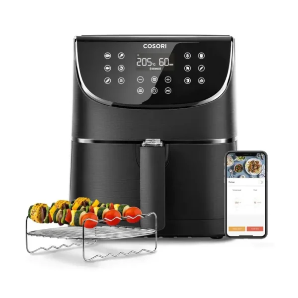 fritadeira-cosori-smart-premium-chef-edition-55l-1700w-preta-sumtek