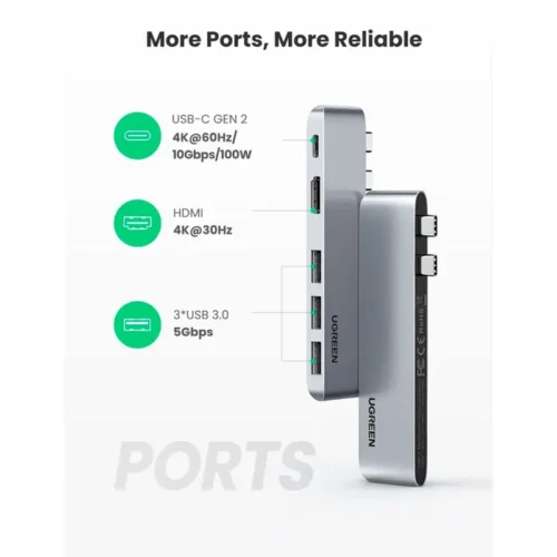 hub-ugreen-cm251-usb-c-para-usbhdmi-cinzento-sumtek