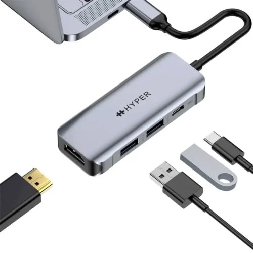 hub-usb-c-hyperdrive-4-em-1-pd-100w-cinzento-sumtek