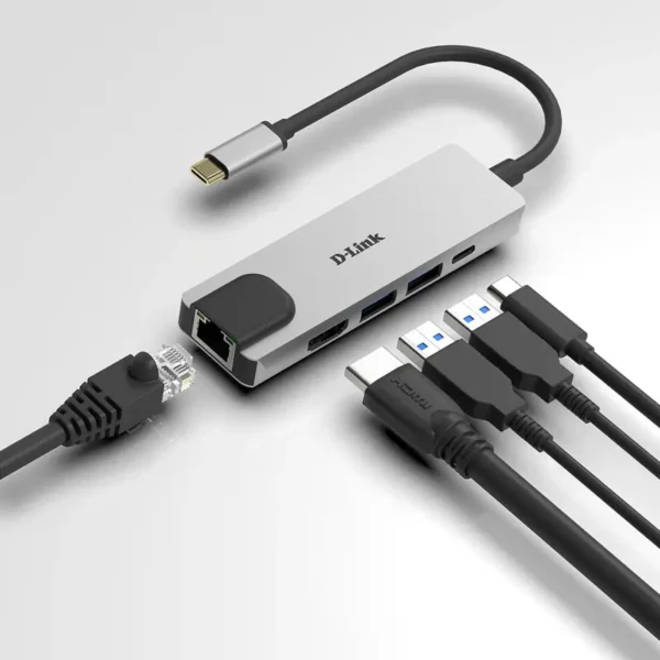 hub-usb-tipo-c-d-link-para-2x-usb-30-hdmi-rj45-thunderbolt-cinzento-dub-m520-sumtek