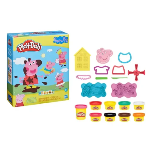 jogo-play-doh-de-plasticina-porquinha-peppa-cria-e-desenha-sumtek