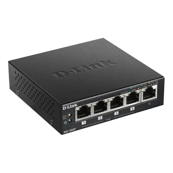 switch-d-link-5-portas-101001000-mbps-poe-dgs-1005p-sumtek