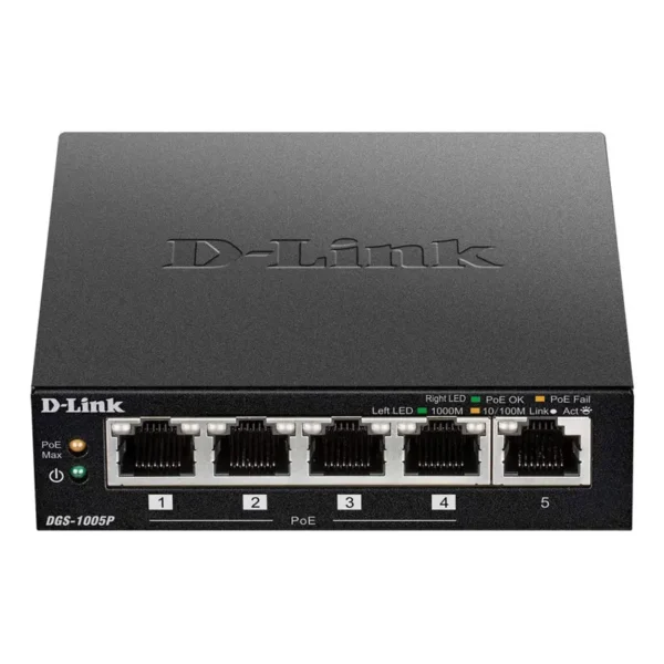 switch-d-link-5-portas-101001000-mbps-poe-dgs-1005p-sumtek